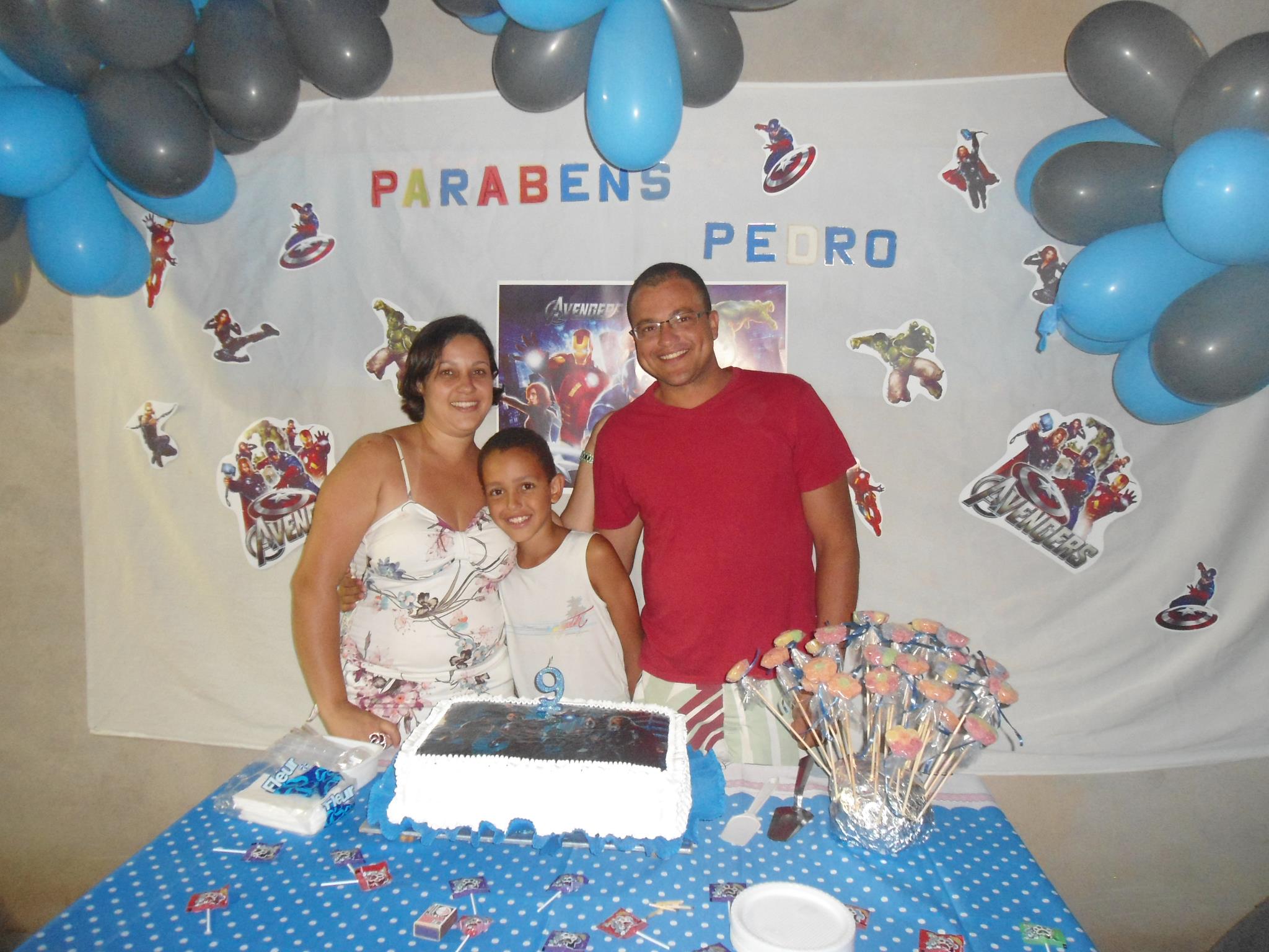 Marcia, Pedro e Rodrigo